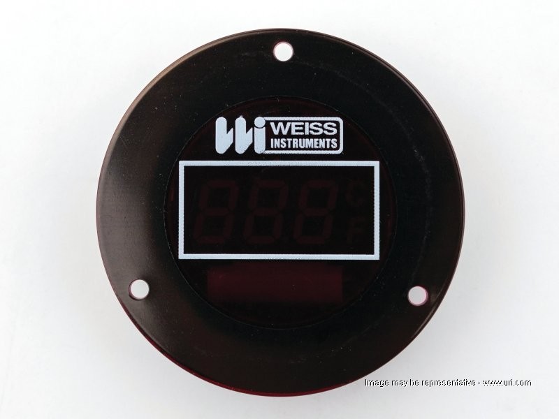 Weiss 72SD-F Light-Powered NSF Thermometer, 72 mm, Front Flange