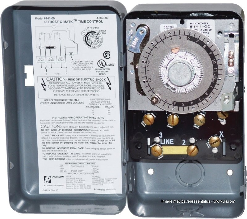 Paragon Defrost Timer 8145 20 Wiring Diagram