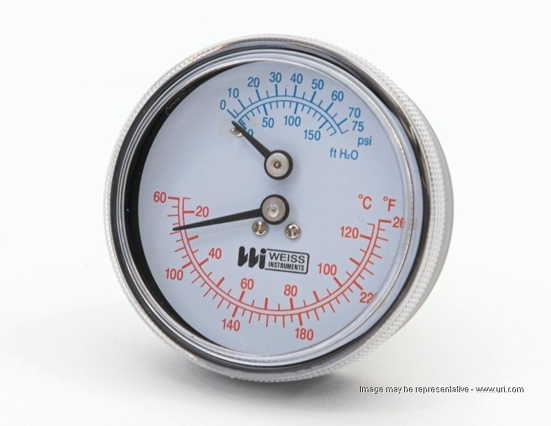 Combined Pressure and Temperature Gauge - PCI Instruments