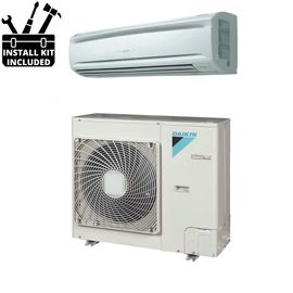 Daikin 18000 BTU Commercial Sky Air Ductless Mini Split Wall Mount Cooling Only 17 SEER 230v with Installation Kit product photo Front View M