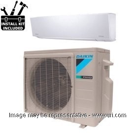 Daikin 18000 BTU Ductless Mini Split Wall Mount Heat Pump 18 SEER 230v with Installation Kit product photo Front View M