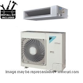 Daikin 42000 BTU Mini Split Commercial Ducted Heat Pump 16 SEER 230v with Installation Kit product photo