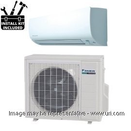Daikin 36000 BTU Ductless Mini Split Wall Mount Cooling Only 15.9 SEER 230v with Installation Kit product photo Front View M