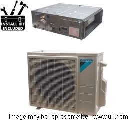 Daikin 24000 BTU Mini Split Ducted Heat Pump 18.6 SEER 230v with Installation Kit product photo Front View M