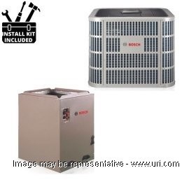 Bosch HP Single Phase Split System Multi Stg 3 Ton 30k BTU Coil 15.2 SEER2 product photo Front View M