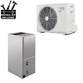 Thermal Zone HP Single Phase Split System TZ Multi Stg 5 Ton 60k BTU AHU 14.7 SEER2 product photo Front View M