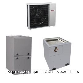 Arcoaire AC Single Phase Split System Horizontal Discharge Single Stg 5 Ton 60k BTU Coil 92Pct Furnace 080 MBH 13.8 SEER2 product photo Front View M