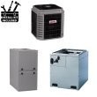 Arcoaire AC Single Phase Split System Deluxe Multi Stg 2 Ton 36k BTU Coil 96Pct Gas Furnace 040 MBH 15 SEER2 V7 product photo